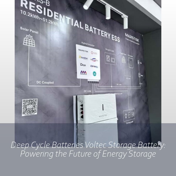 Deep Cycle Batteries Voltec Storage Battery: Powering the Future of Energy Storage